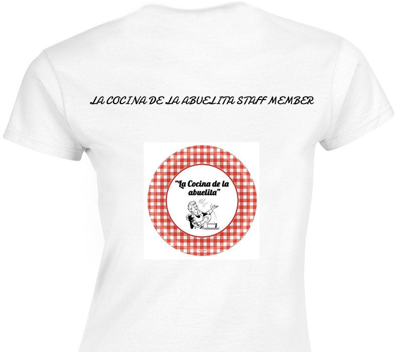 Custom Womens Soft Style 100% Cotton White T-Shirt