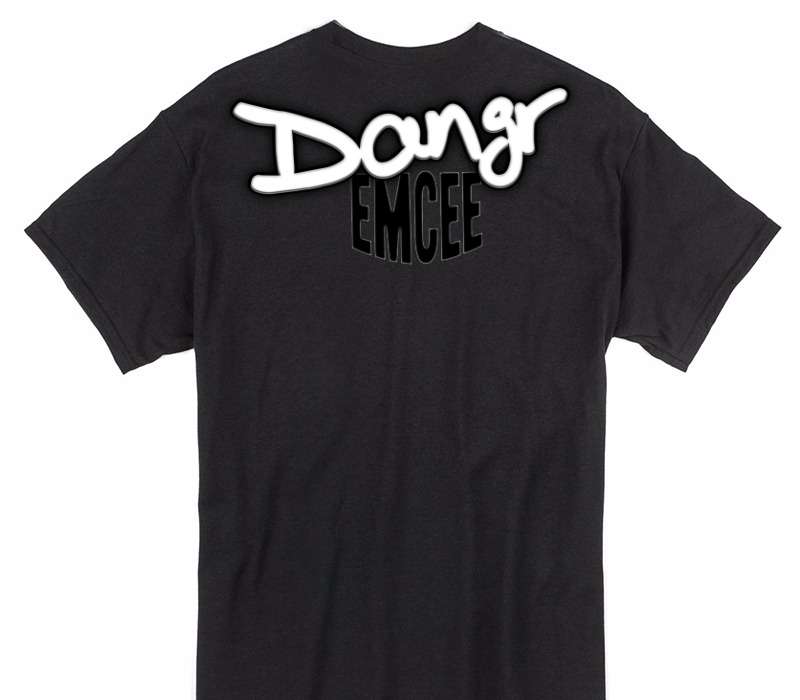 Custom Gildan 100% Cotton Black T-Shirt