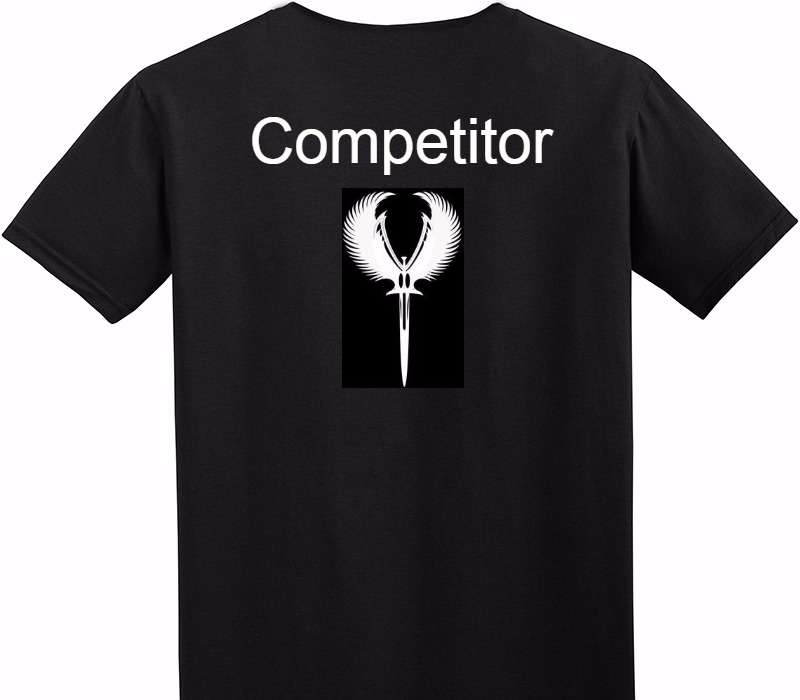 Custom Adult Soft Style 100% Cotton Black T-Shirt