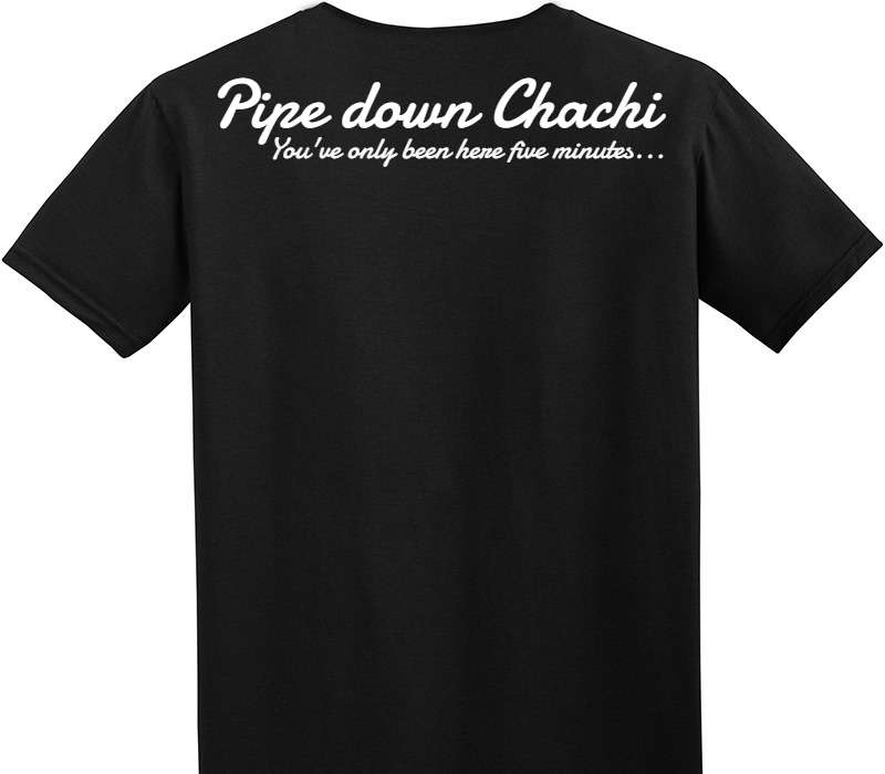 Custom Adult Soft Style 100% Cotton Black T-Shirt
