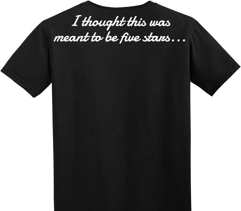 Custom Adult Soft Style 100% Cotton Black T-Shirt