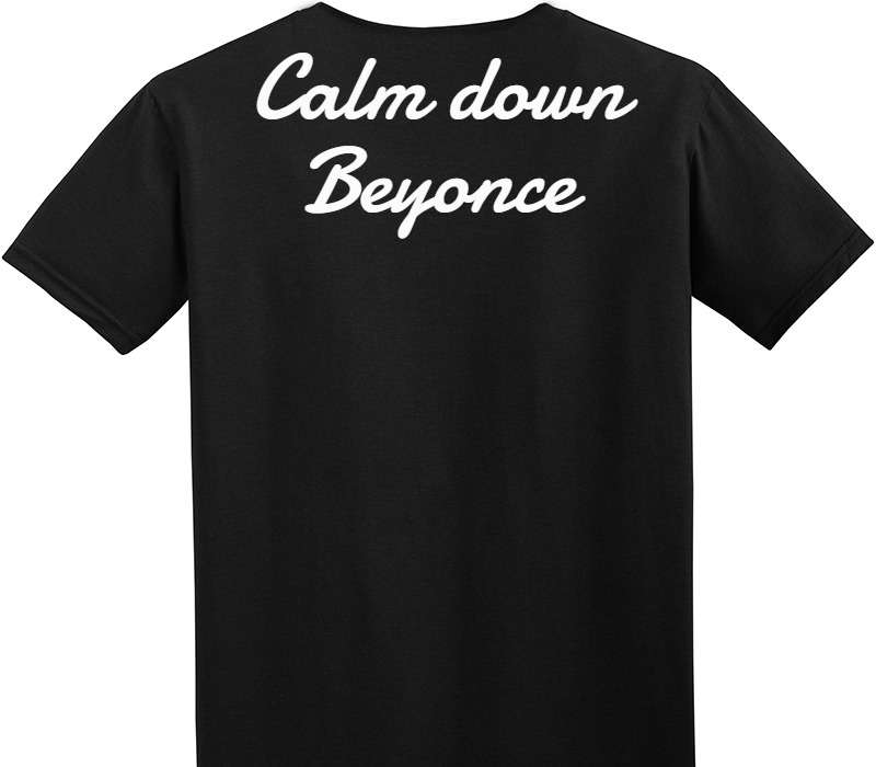 Custom Adult Soft Style 100% Cotton Black T-Shirt
