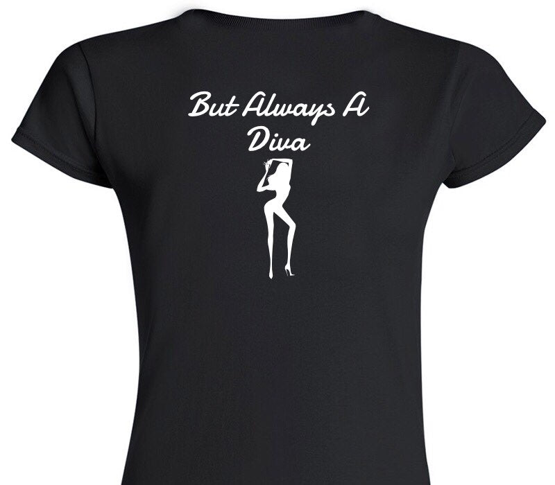 Custom Womens Soft Style 100% Cotton Black T-Shirt