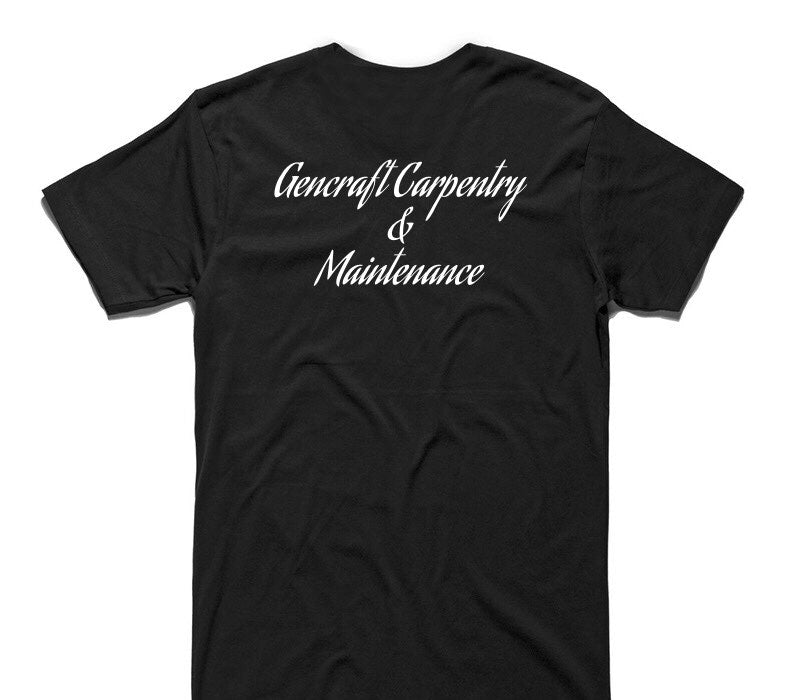 Custom AS Colour 100% Cotton Black T-Shirt