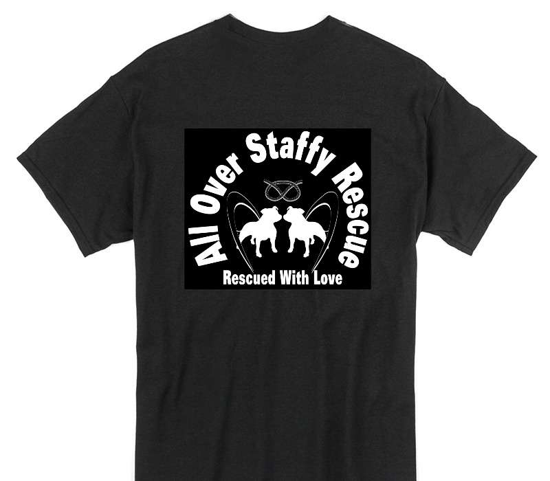 Custom Gildan 100% Cotton Black T-Shirt