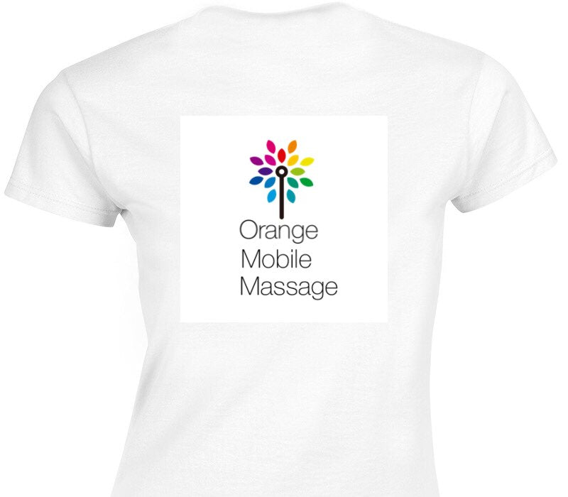 Custom Womens Soft Style 100% Cotton White T-Shirt