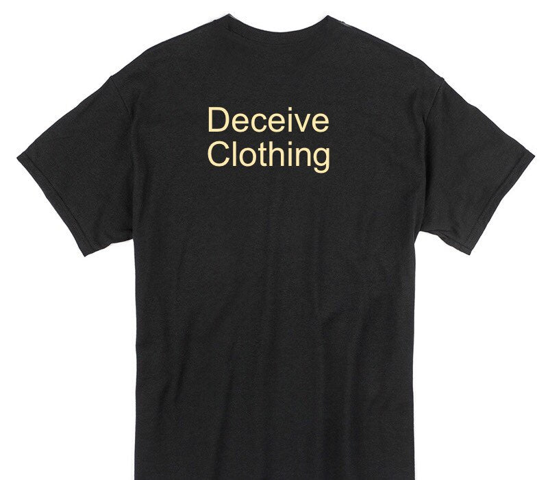 Custom Gildan 100% Cotton Black T-Shirt