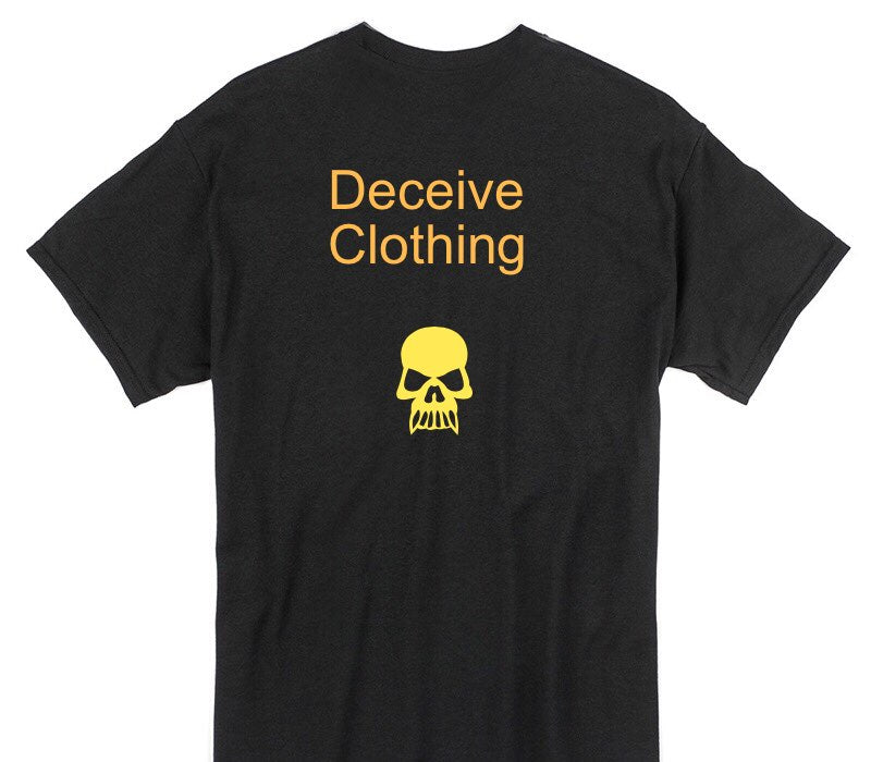 Custom Gildan 100% Cotton Black T-Shirt