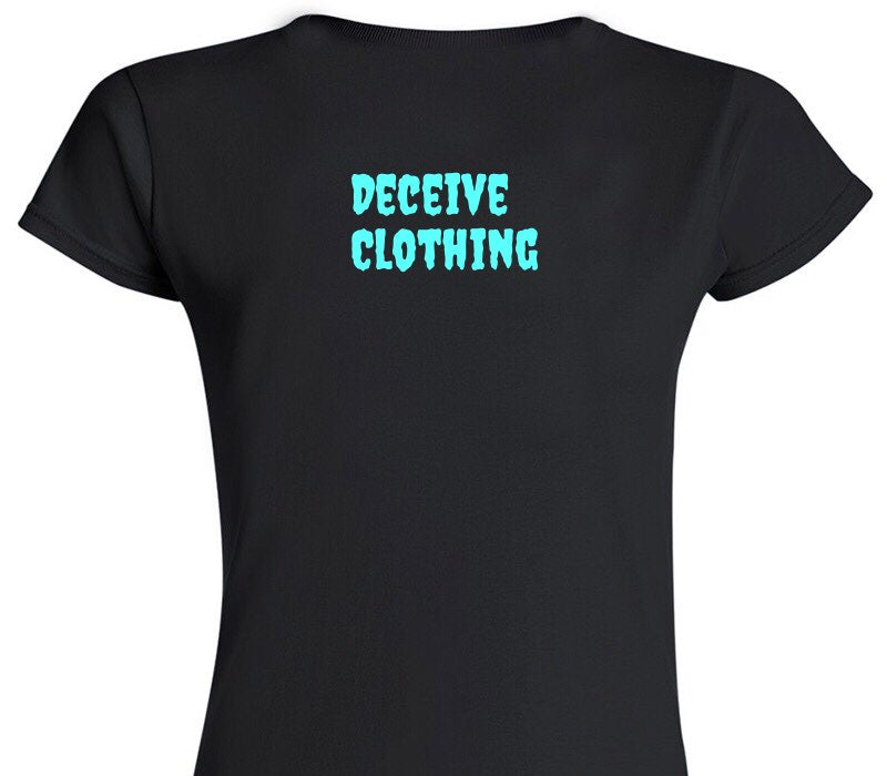 Custom Womens Soft Style 100% Cotton Black T-Shirt