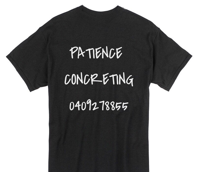 Custom Gildan 100% Cotton Black T-Shirt