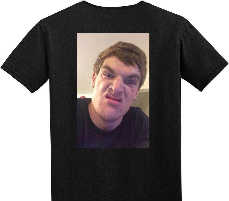 Custom Adult Soft Style 100% Cotton Black T-Shirt