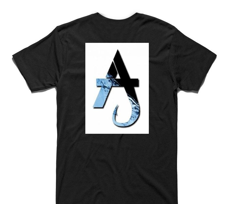Custom AS Colour 100% Cotton Black T-Shirt