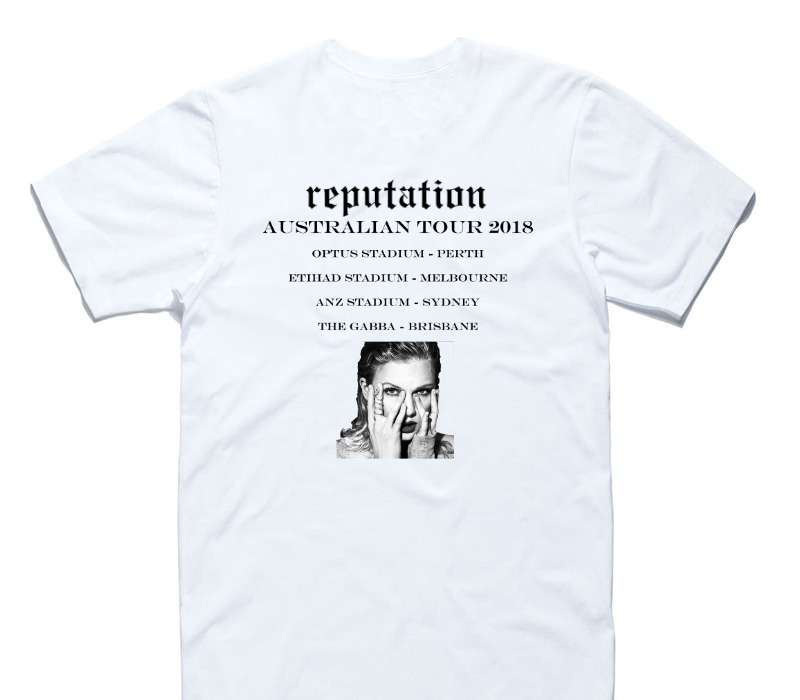 Custom AS Colour 100% Cotton White T-Shirt