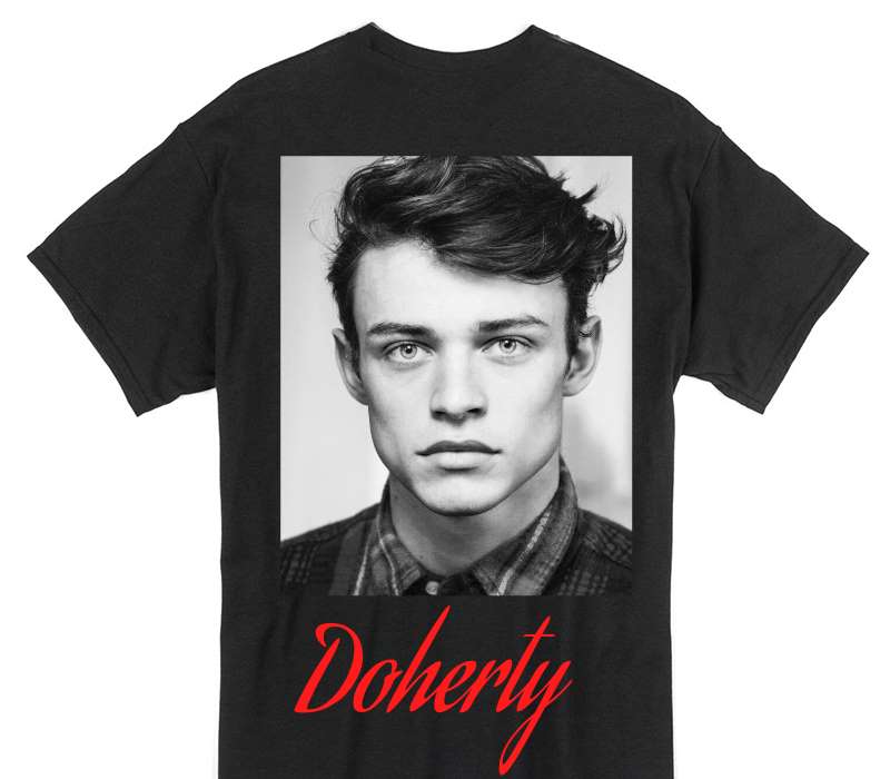 Custom Gildan 100% Cotton Black T-Shirt