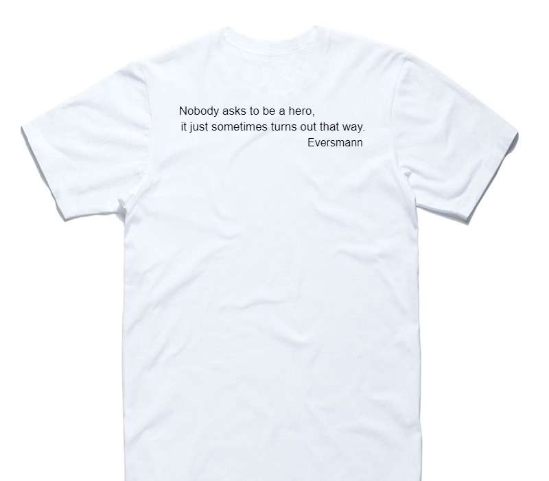 Custom AS Colour 100% Cotton White T-Shirt