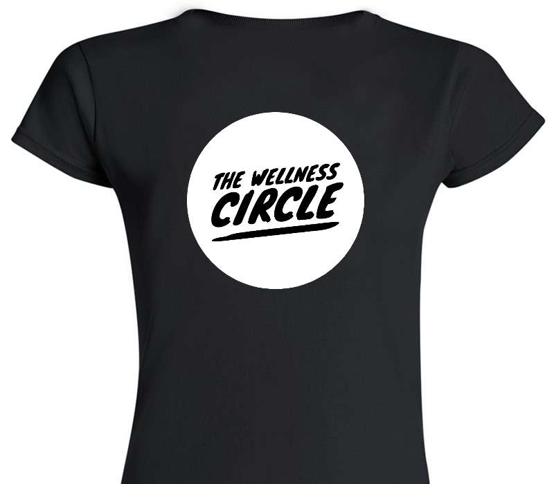 Custom Womens Soft Style 100% Cotton Black T-Shirt