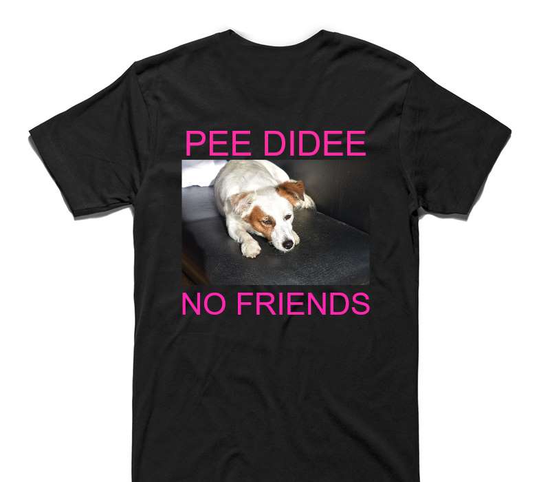Custom AS Colour 100% Cotton Black T-Shirt