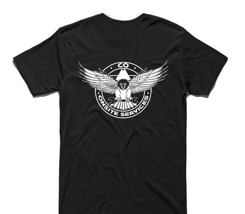 Custom AS Colour 100% Cotton Black T-Shirt