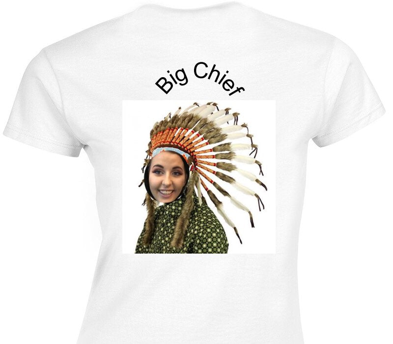 Custom Womens Soft Style 100% Cotton White T-Shirt