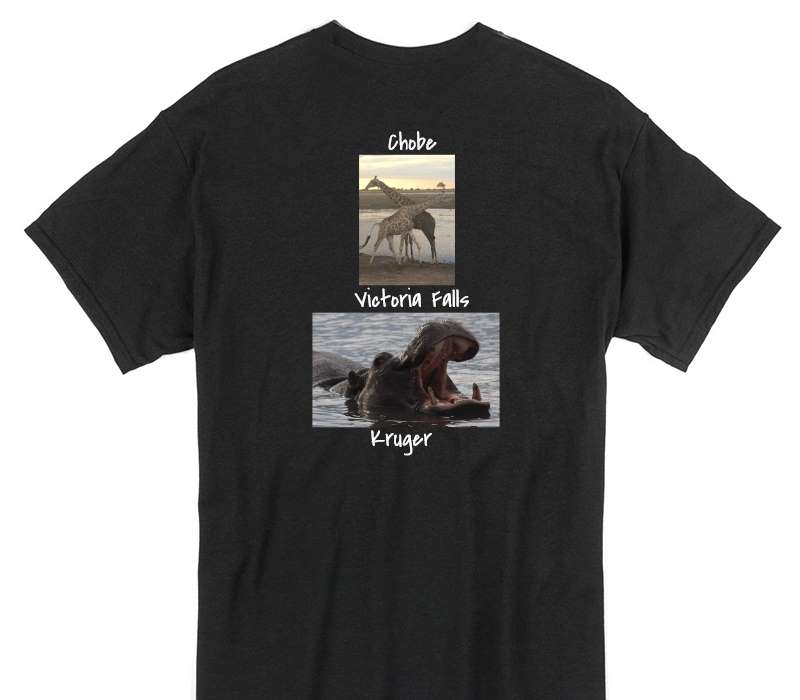 Custom Gildan 100% Cotton Black T-Shirt