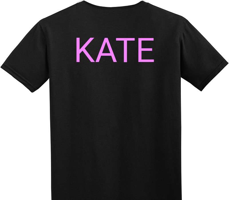 Custom Adult Soft Style 100% Cotton Black T-Shirt