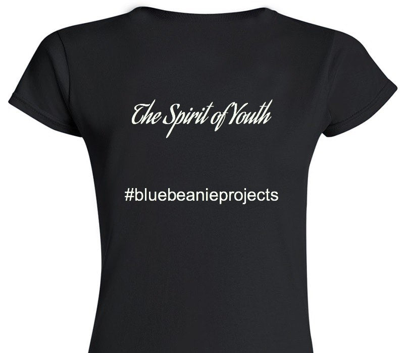 Custom Womens Soft Style 100% Cotton Black T-Shirt