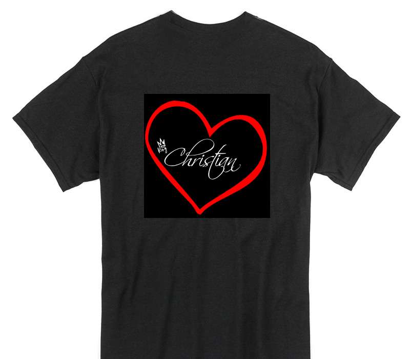 Custom Gildan 100% Cotton Black T-Shirt