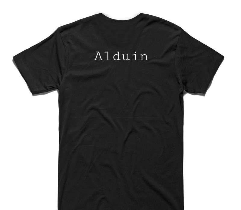 Custom AS Colour 100% Cotton Black T-Shirt