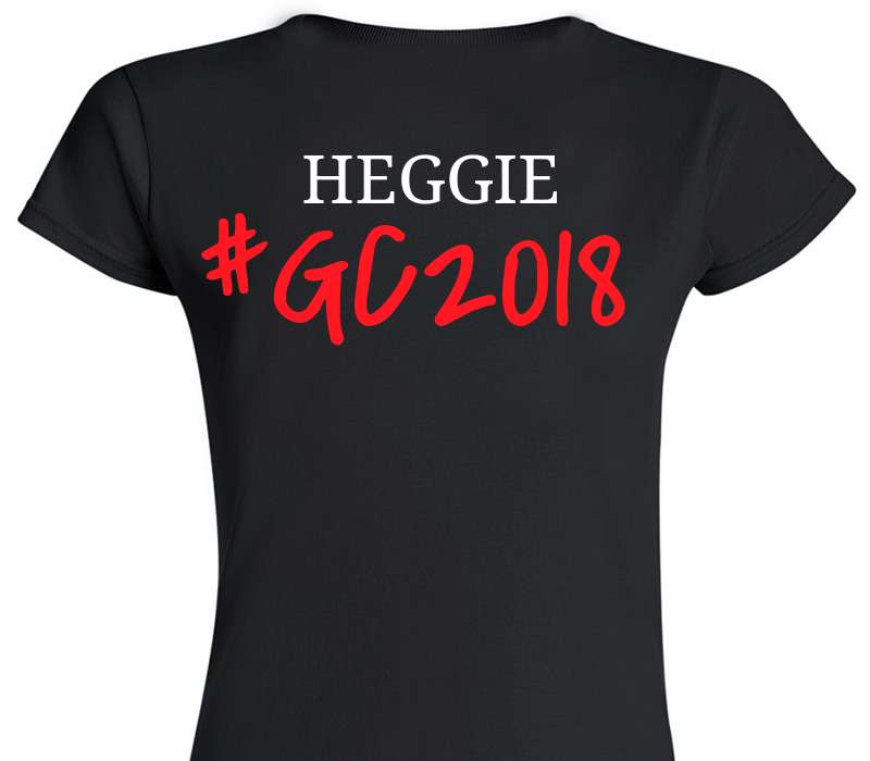 Custom Womens Soft Style 100% Cotton Black T-Shirt