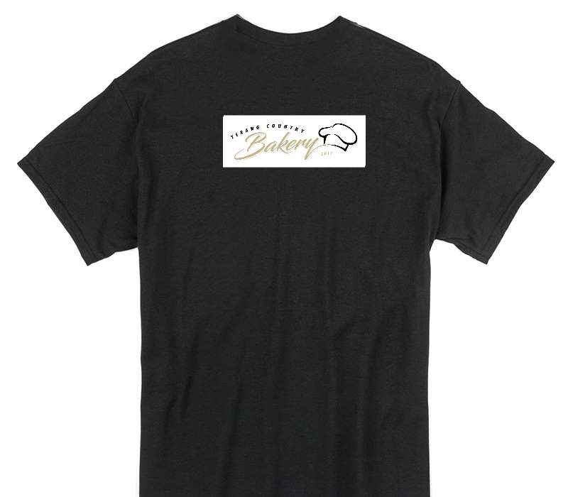 Custom Gildan 100% Cotton Black T-Shirt