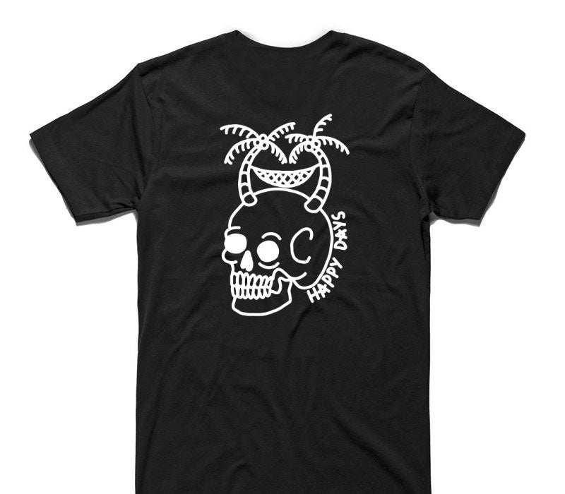Custom AS Colour 100% Cotton Black T-Shirt