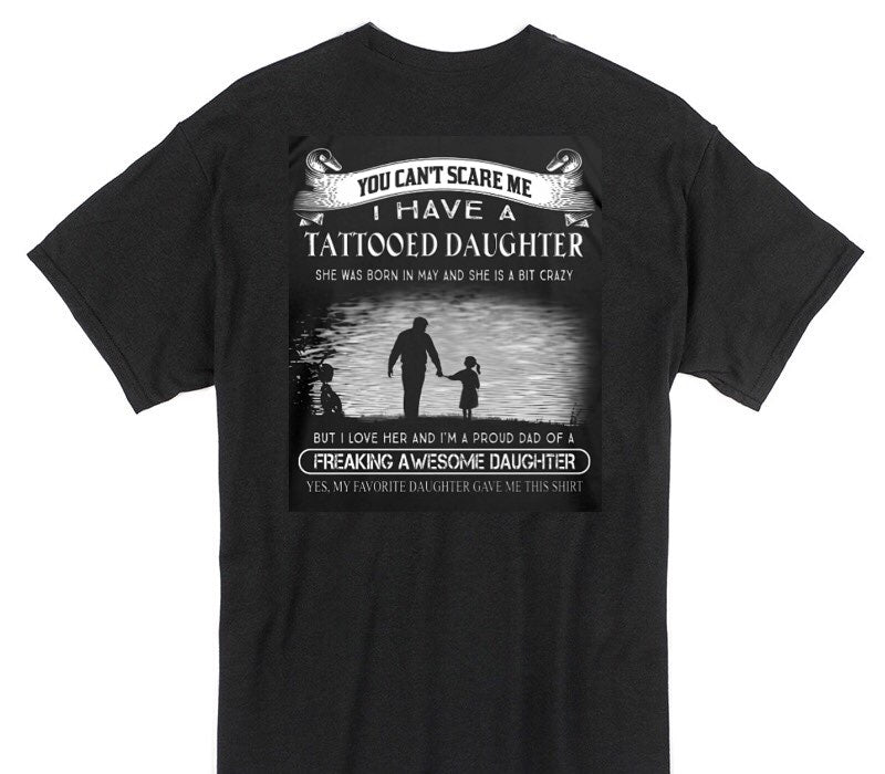 Custom Gildan 100% Cotton Black T-Shirt
