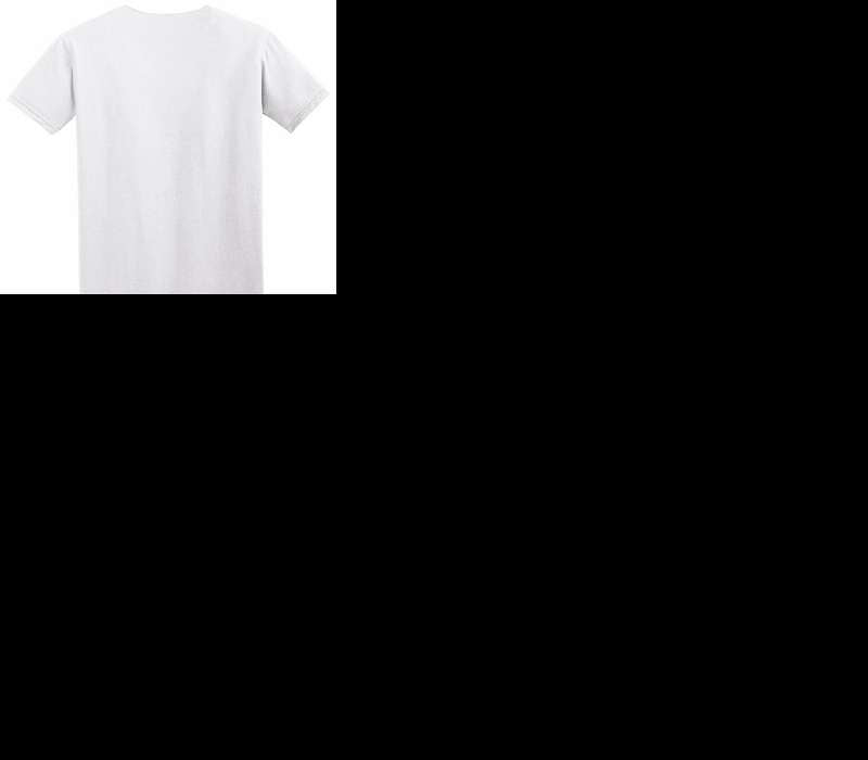 Custom Adult Soft Style 100% Cotton White T-Shirt
