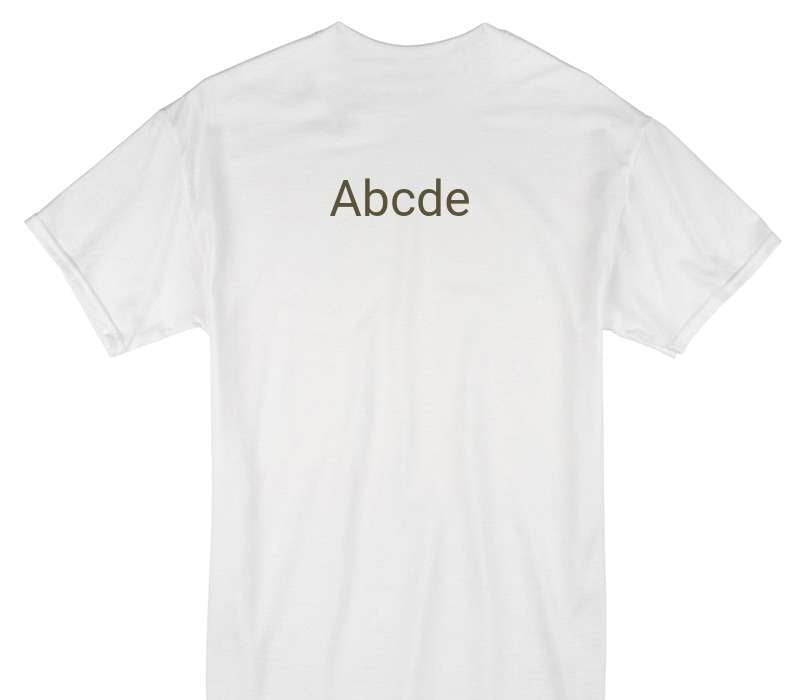 Custom Gildan 100% Cotton White T-Shirt