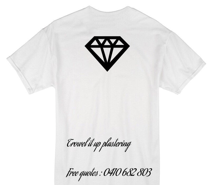 Custom Gildan 100% Cotton White T-Shirt