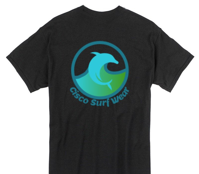 Custom Gildan 100% Cotton Black T-Shirt