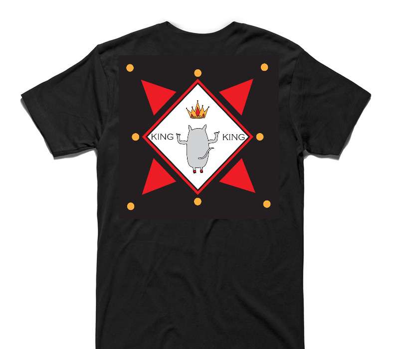 Custom AS Colour 100% Cotton Black T-Shirt