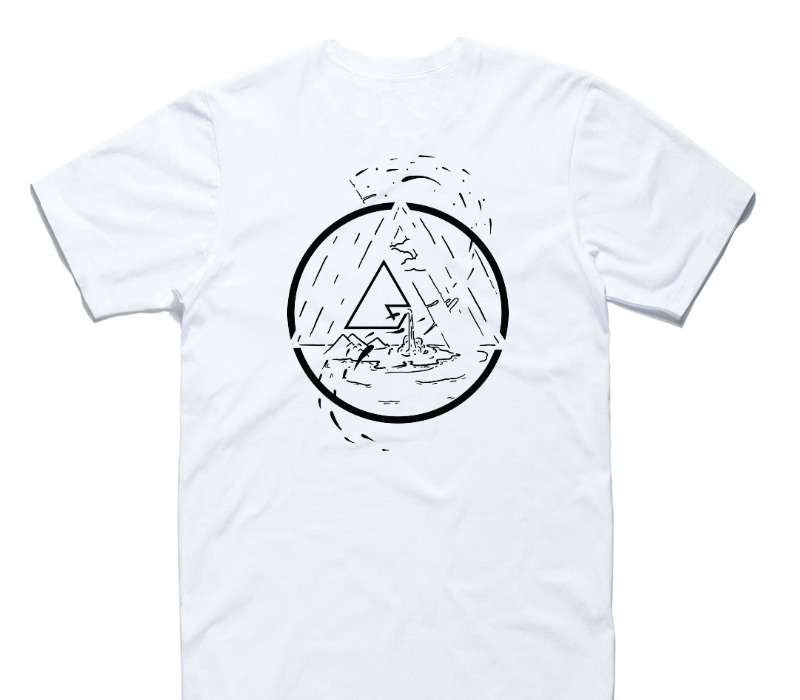 Custom AS Colour 100% Cotton White T-Shirt