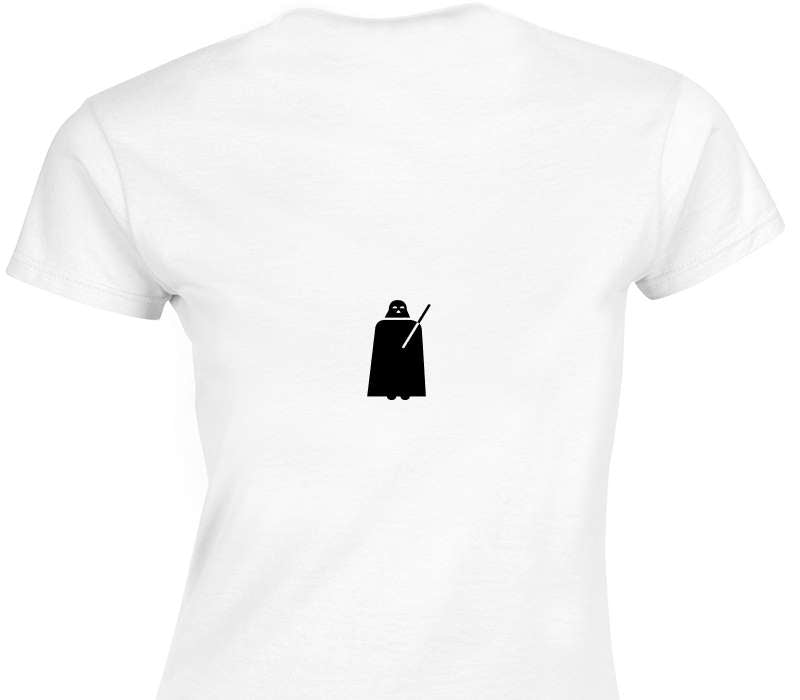 Custom Womens Soft Style 100% Cotton White T-Shirt