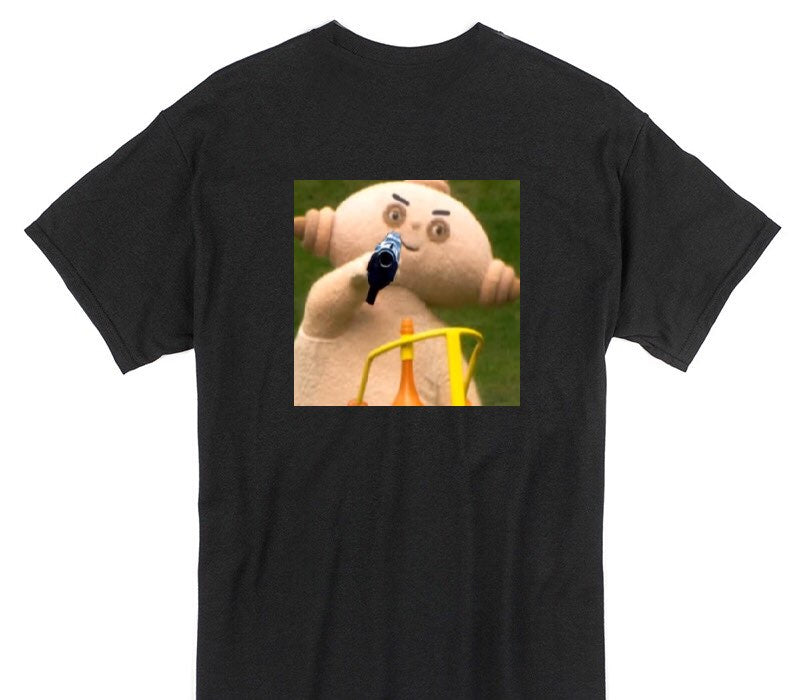 Custom Gildan 100% Cotton Black T-Shirt