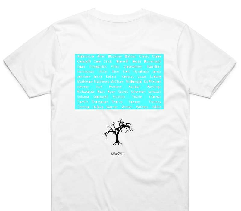 Custom AS Colour 100% Organic Cotton White T-Shirt