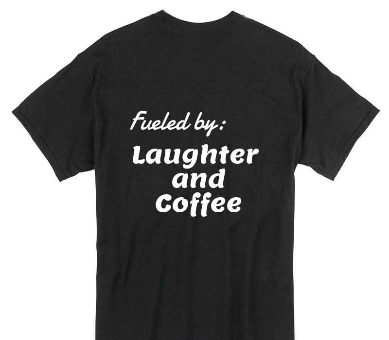 Custom Gildan 100% Cotton Black T-Shirt