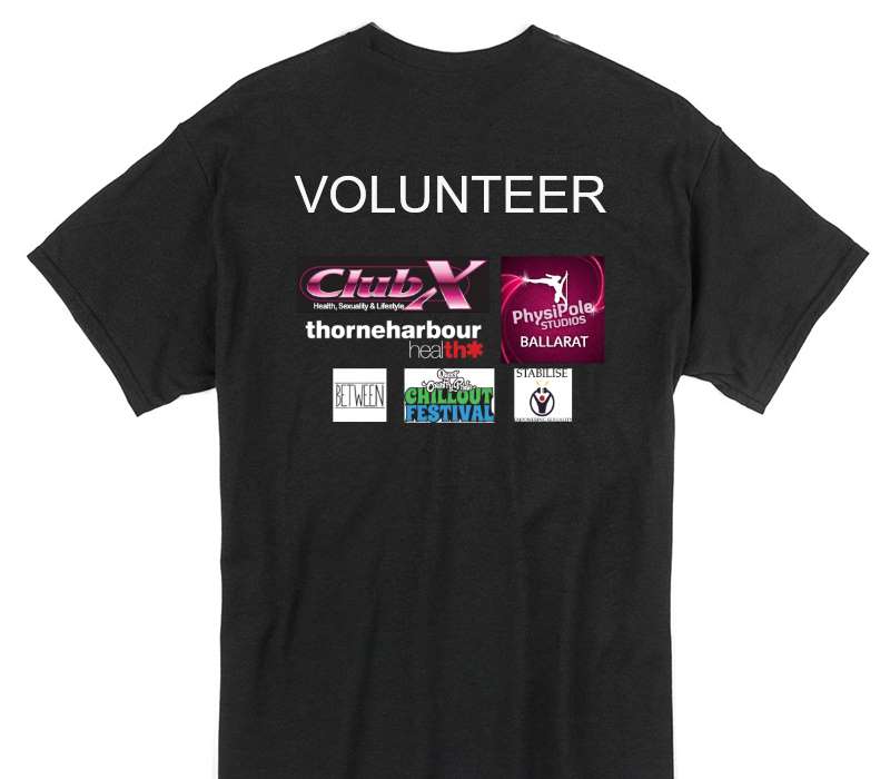 Custom Gildan 100% Cotton Black T-Shirt
