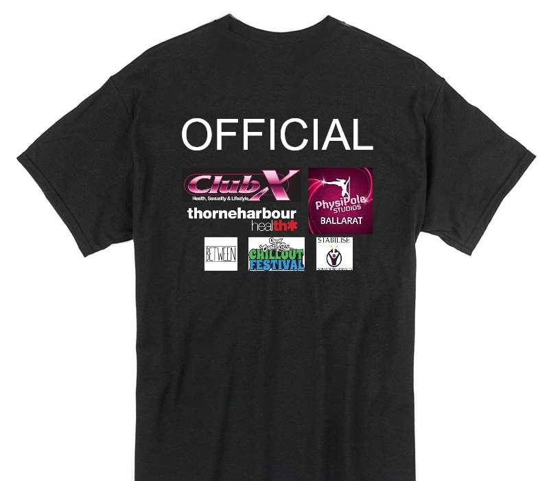 Custom Gildan 100% Cotton Black T-Shirt