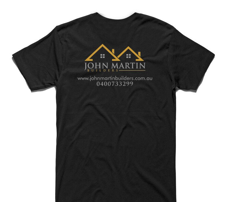 Custom AS Colour 100% Cotton Black T-Shirt
