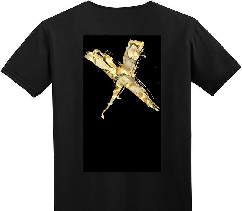 Custom Adult Soft Style 100% Cotton Black T-Shirt