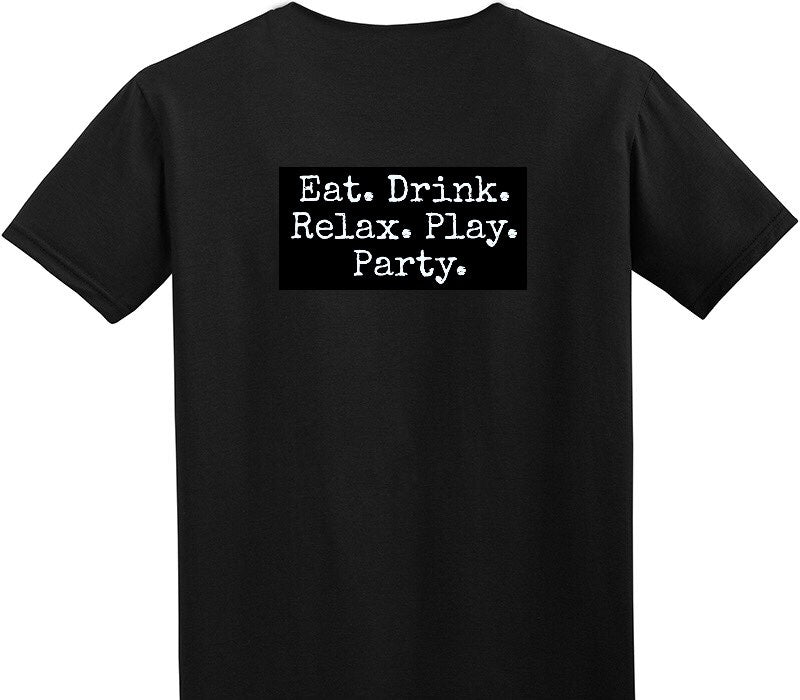 Custom Adult Soft Style 100% Cotton Black T-Shirt
