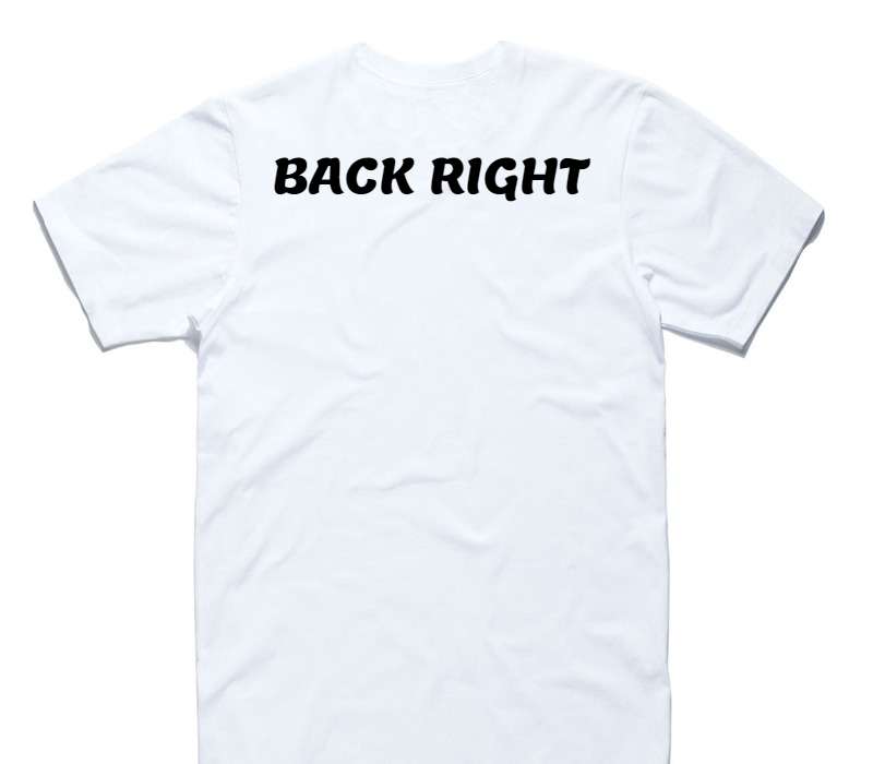 Custom AS Colour 100% Cotton White T-Shirt