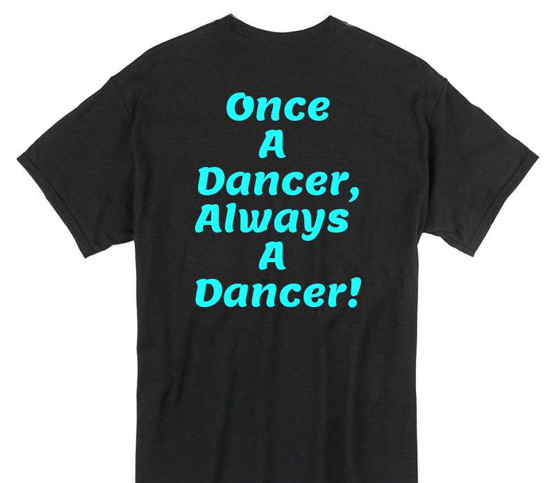Custom Gildan 100% Cotton Black T-Shirt