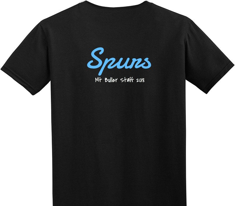 Custom Adult Soft Style 100% Cotton Black T-Shirt